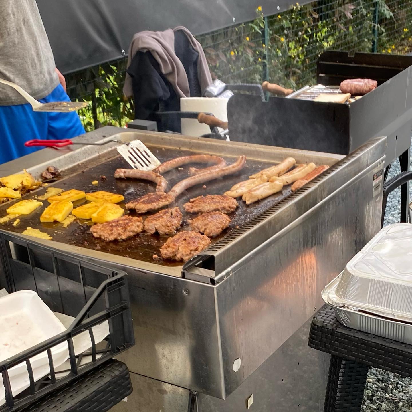 Grigliata in corso al Green Padel Club